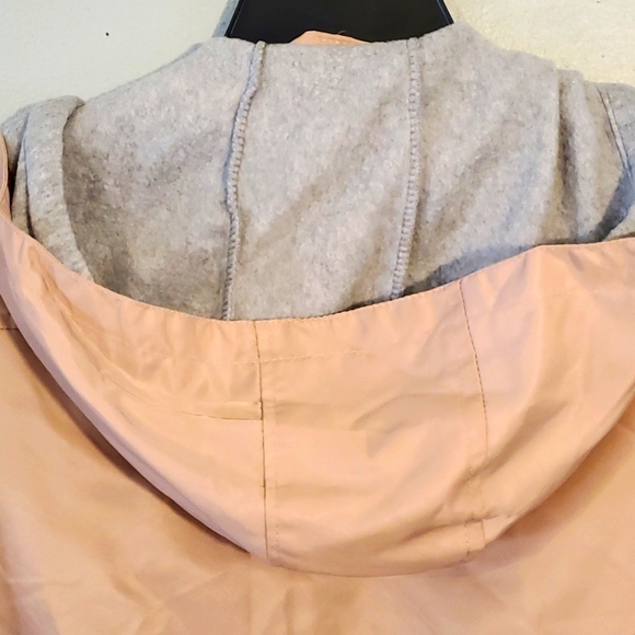 2×☆HOST PICK☆ Womens CHEMIZTRY 2 Layer Jacket Blush pink & gray small - Picture 7 of 13